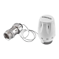 Термоголовка KR-1337/M30x1.5/з проточним сенсором (KR5219)